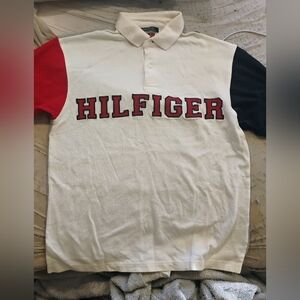 Vintage Hilfiger Colorblock Polo Shirt